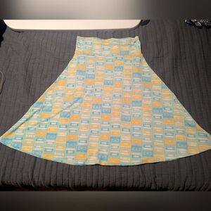 Cassette Tape Flare Skirt